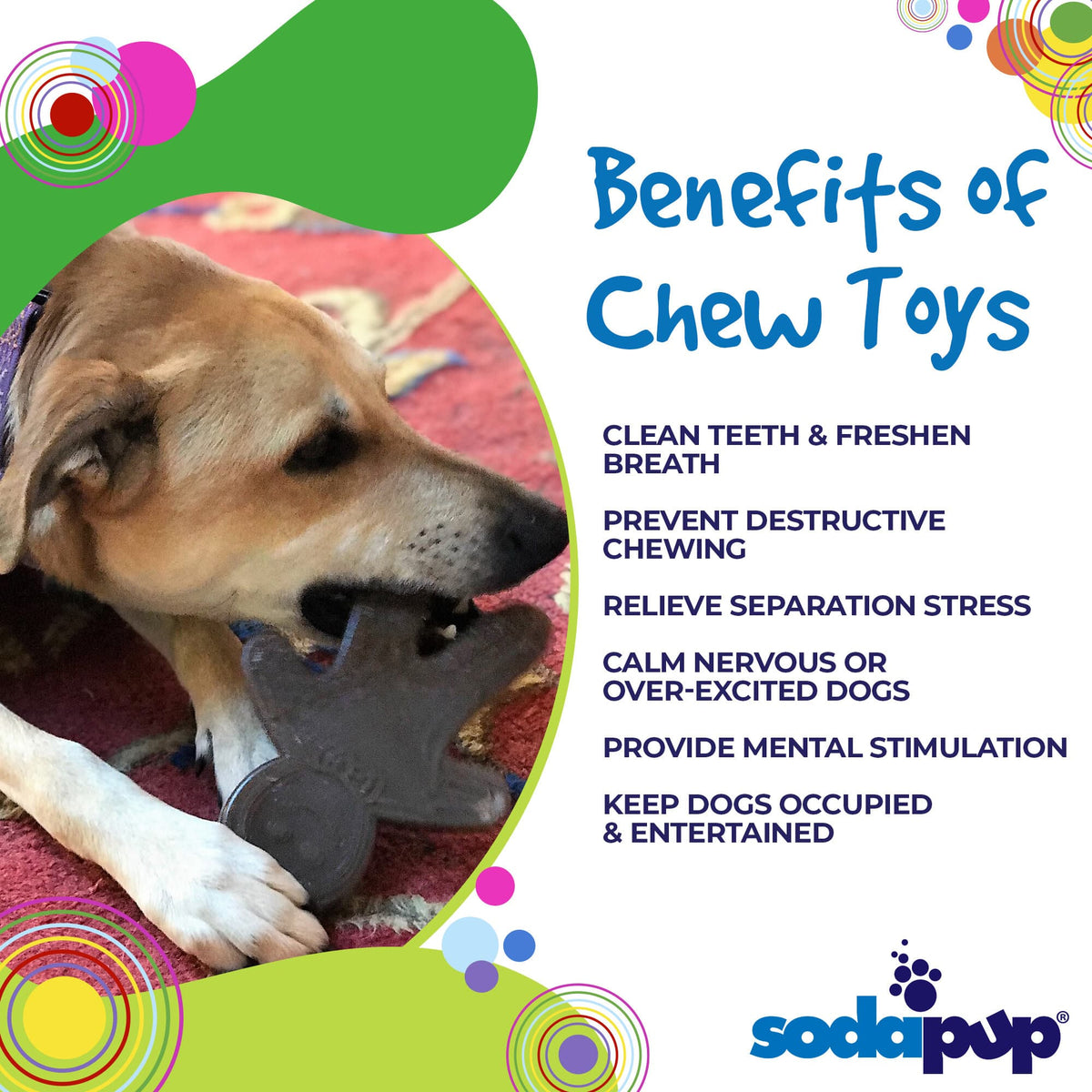 Gingerbread Man Nylon Dog Chew Toy 🎄🐶
