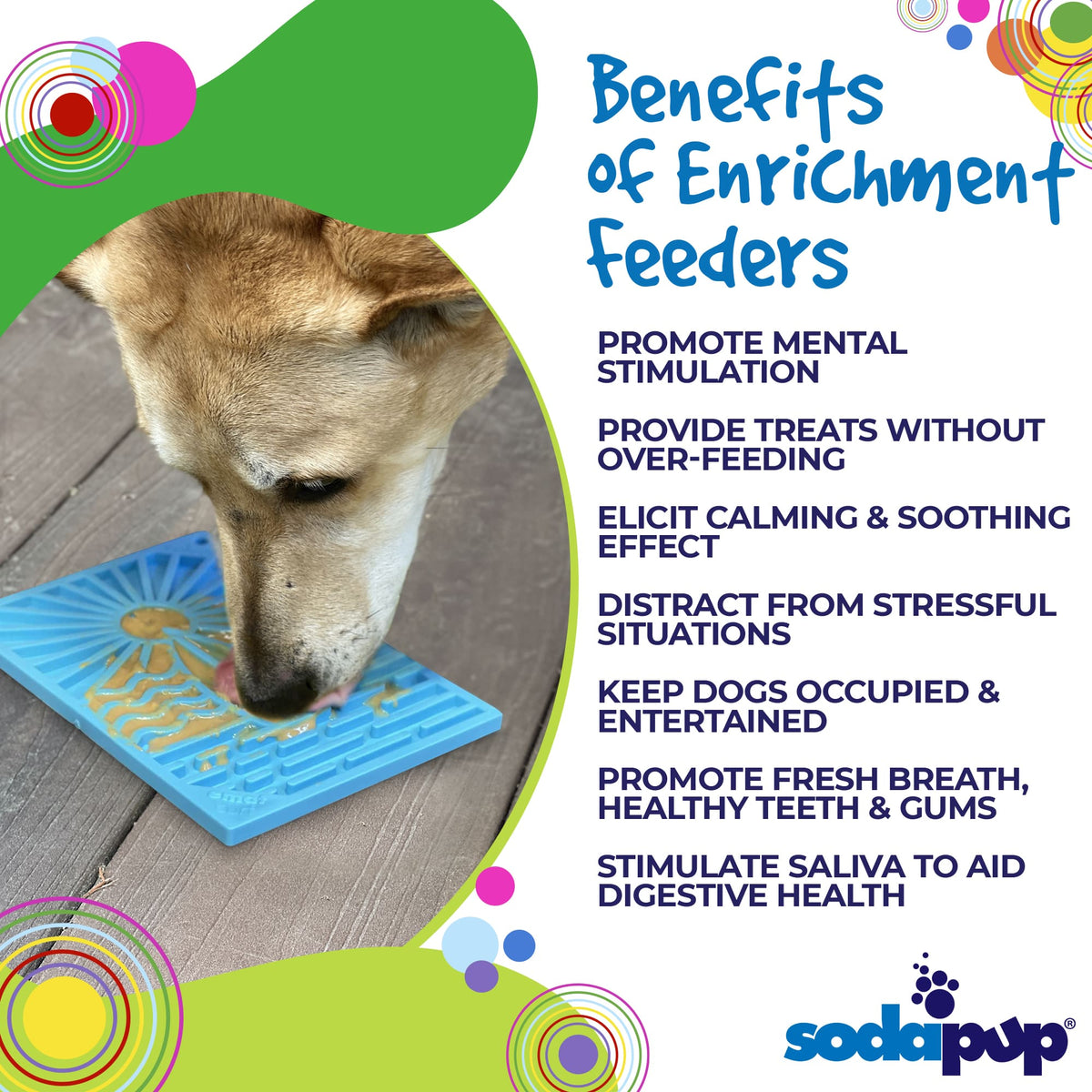 Surf's Up eMat – Small Lick Mat for Dogs & Cats 🌊🐾