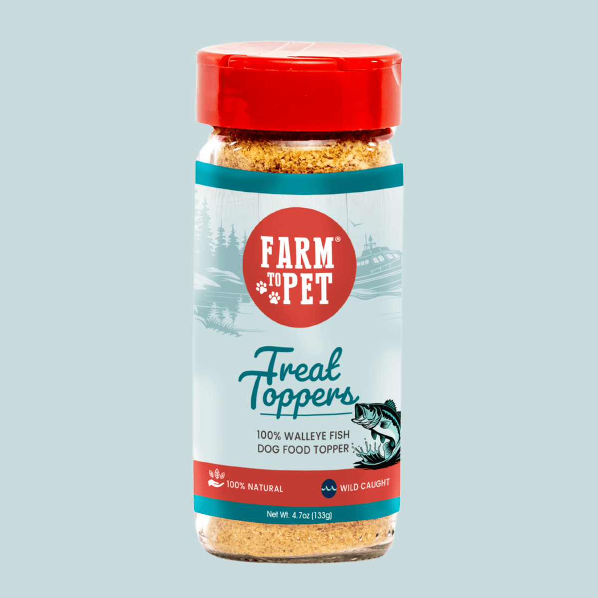 Fish Treat Topper – Low-Fat Meal Topper for Dogs & Cats