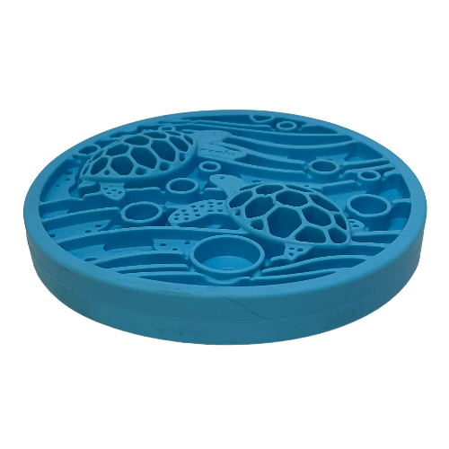Turtle eMat-Mini – Suction Cup Lick Mat for Small Dogs & Cats 🐢🐾