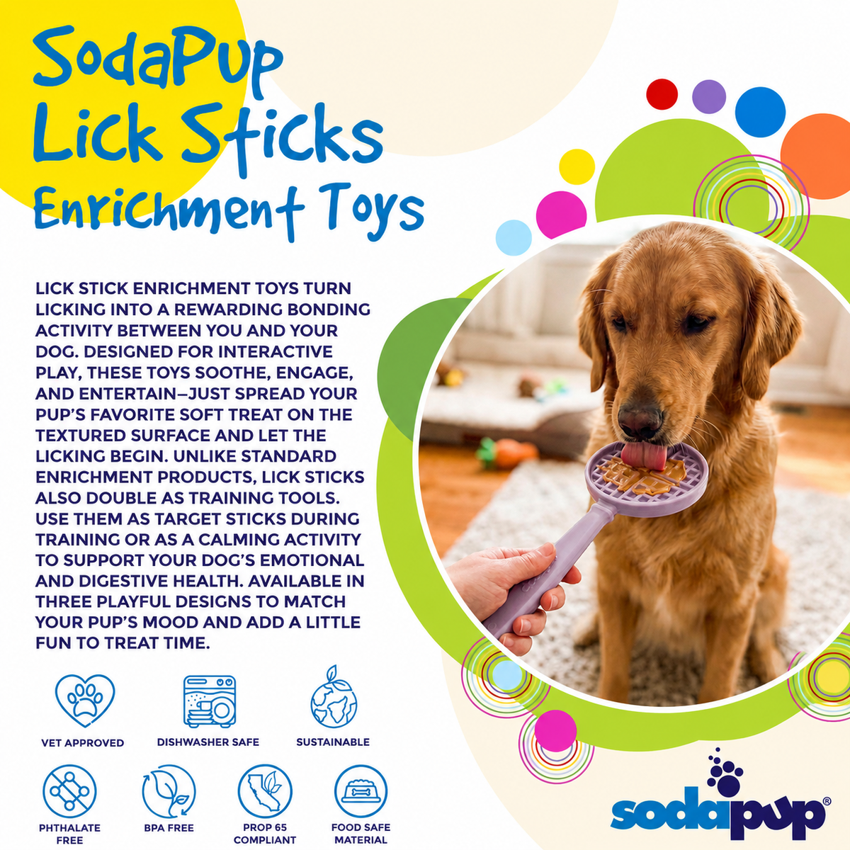 eStick Interactive Lick Stick – Dog Enrichment & Training Toy 🐶