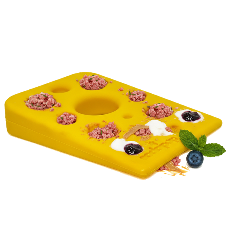 Swiss Cheese Wedge Nylon Dog Chew Toy 🧀🐶