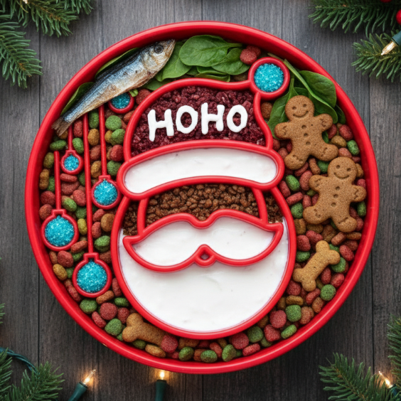 Santa Christmas eBowl – Deep Slow Feeder & Enrichment Bowl 🎅🐾