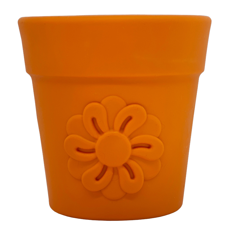 Large Flower Pot eCup – Dog Treat Dispenser & Enrichment Toy 🌸🐾