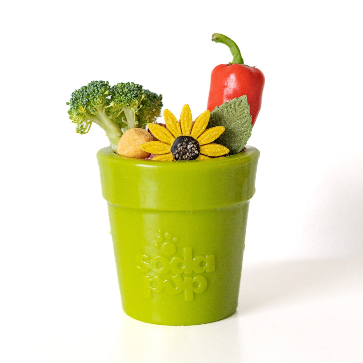 Large Flower Pot eCup – Dog Treat Dispenser & Enrichment Toy 🌸🐾