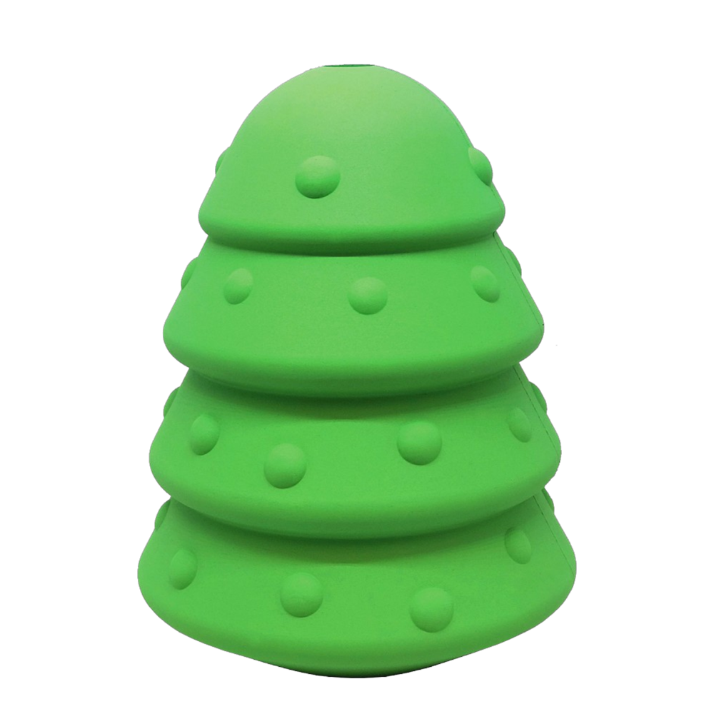 Christmas Tree eDispenser – Rubber Chew & Treat Toy 🎄🐾