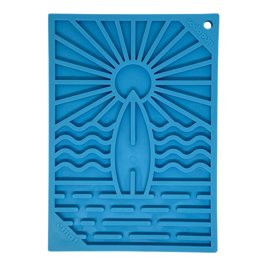 Surf's Up eMat – Small Lick Mat for Dogs & Cats 🌊🐾